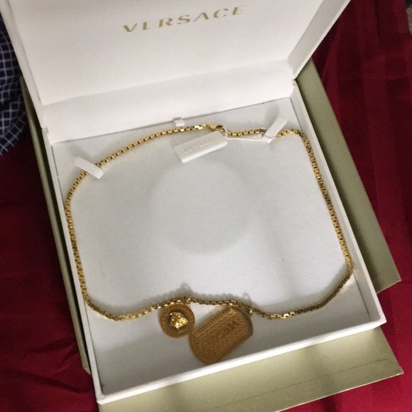 Versace Dog tag necklace - Picture 2 of 7